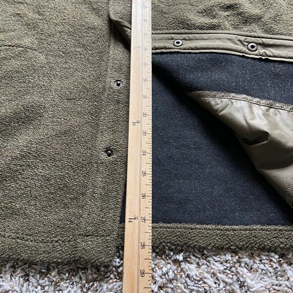 Prana IncrediWool Overshirt Men's L Slate Green Heather Slim Fit Performance - Picture 10 of 10